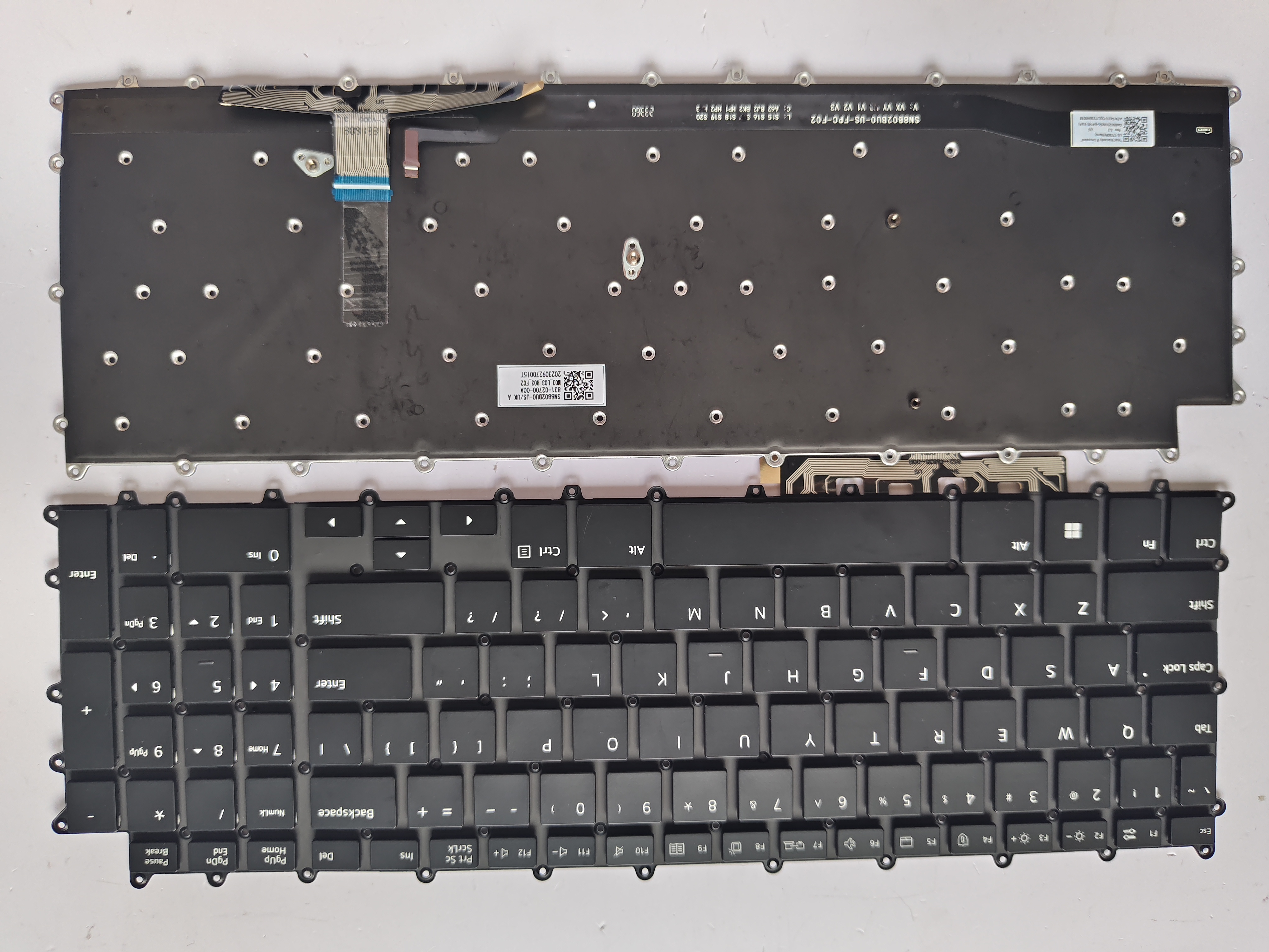 Picture of New Replacement Laptop Keyboard For LG 17Z90R BLACK Backlit US Layout
